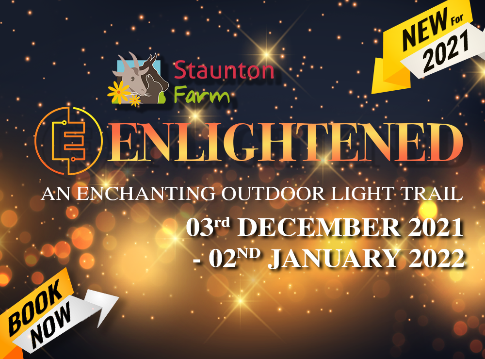 Staunton Farm Outdoor Light Trail 2021 - Enlightened Moments Enlightened Moments